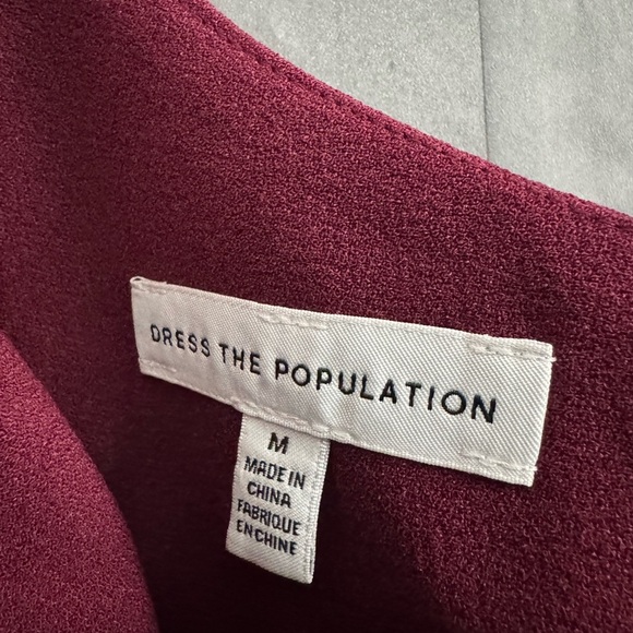 Dress The Population Georgina Crepe Maxi Dress B2317 - Picture 4 of 5